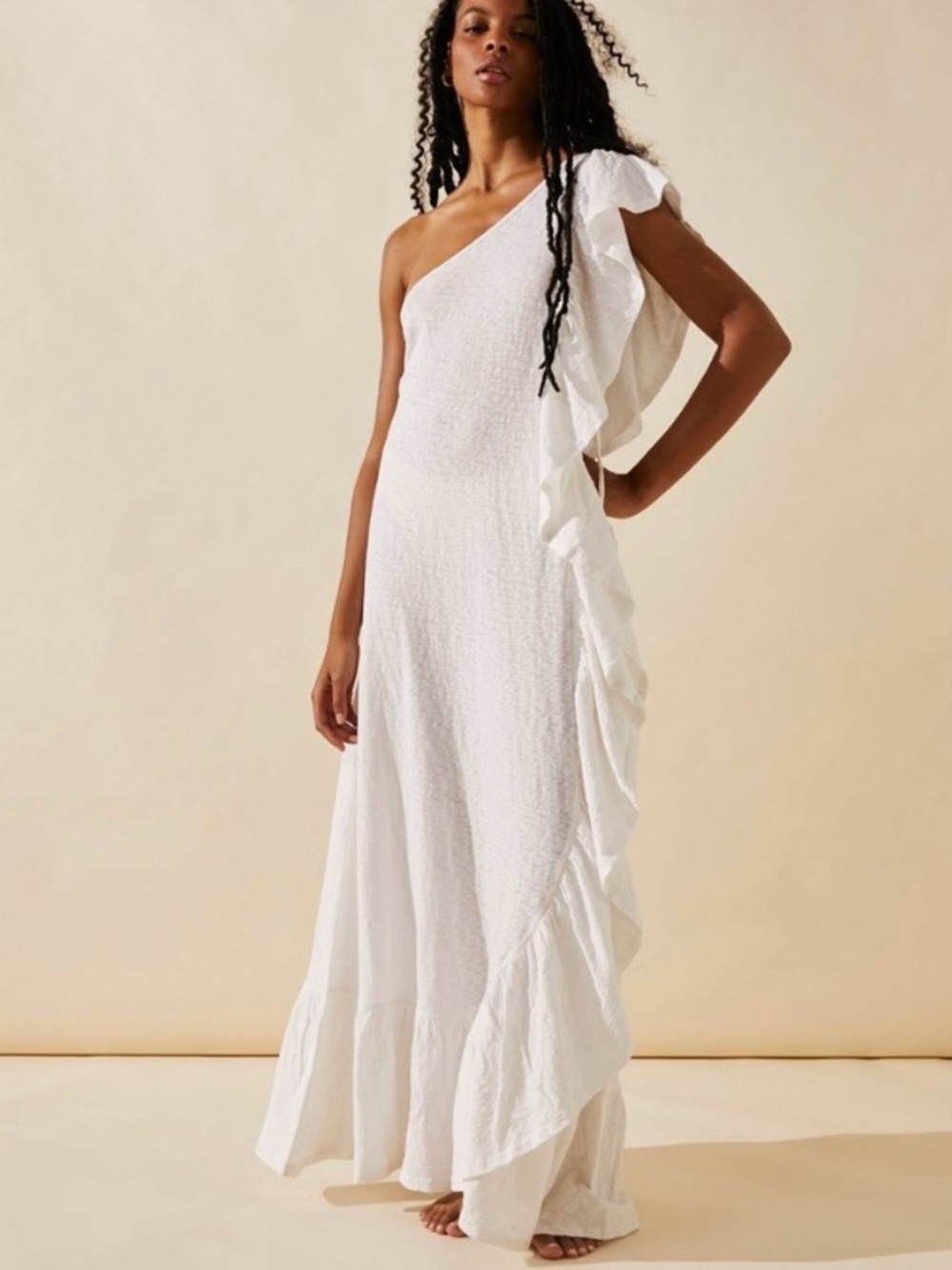 FP BEACH Elisa Maxi Dress in Ivory Coast- L